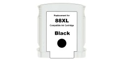 HP 88XL (C9396AN) High Yield  Black, Compatible Inkjet Cartridge